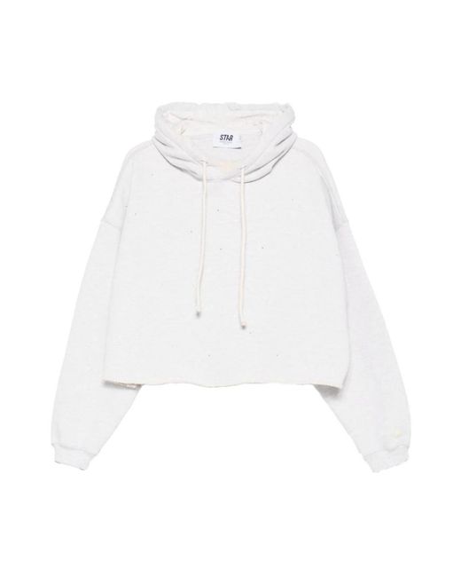 Golden Goose Women's White Hoodies
