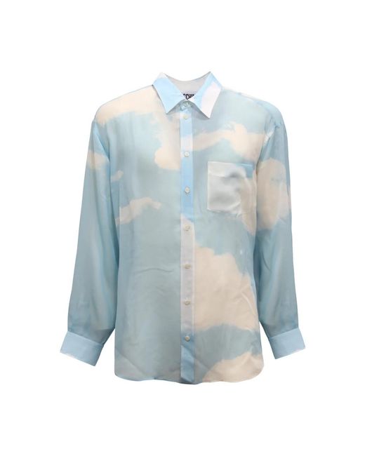 Moschino Blue Casual Shirts for men