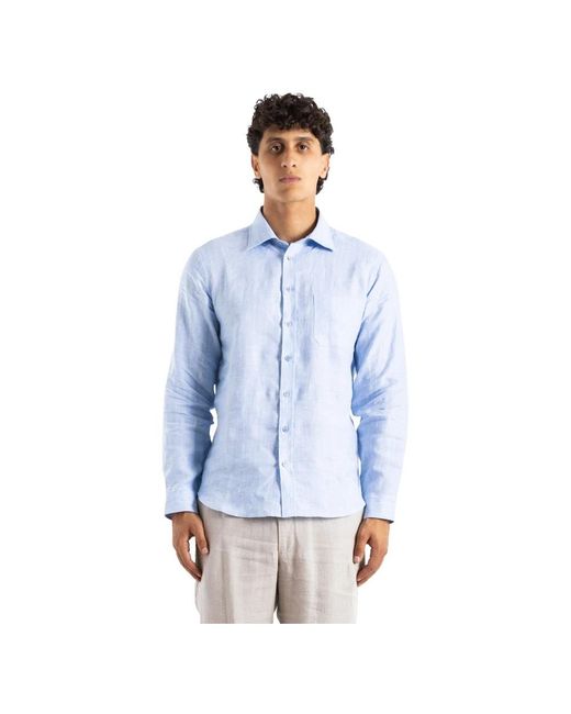 Sease Blue Casual Shirts for men