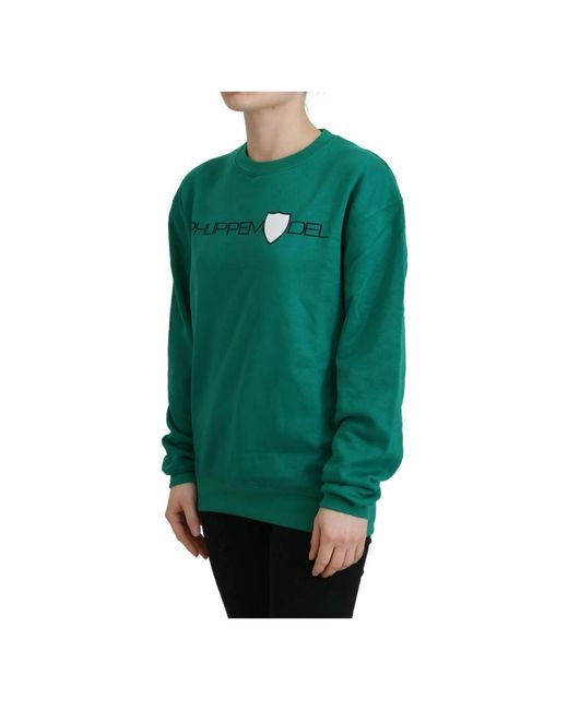 Philippe Model Green Sweatshirts