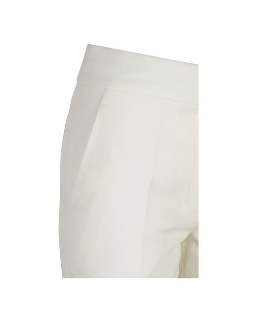 Straight Trousers Givenchy de color White