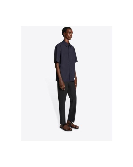 Dries Van Noten Black Straight Trousers for men