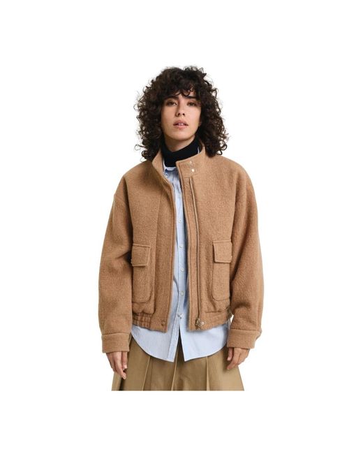 Light Jackets Gant de color Natural