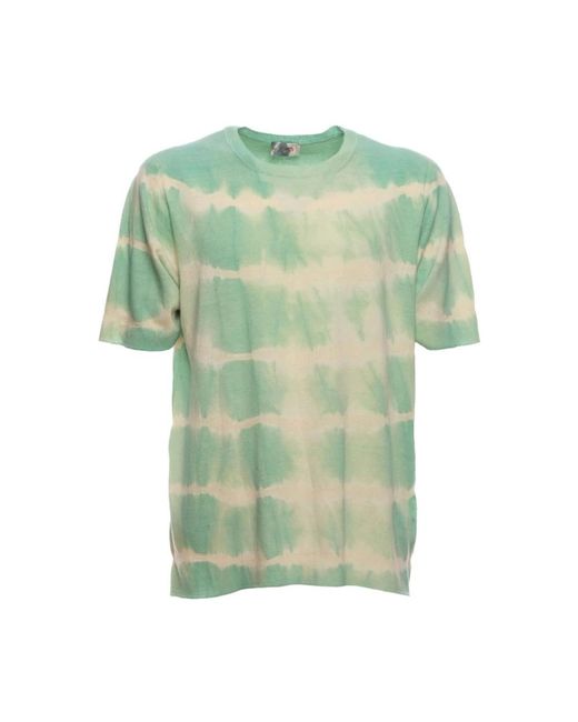 Longo Tops ,Veelkleurig ,Denim Basic T-Shirt in het Green voor heren