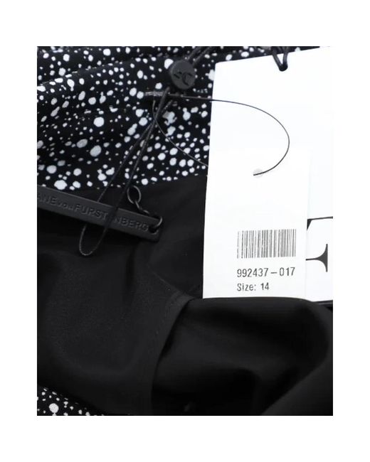 Diane von Furstenberg Black Stoff outerwear