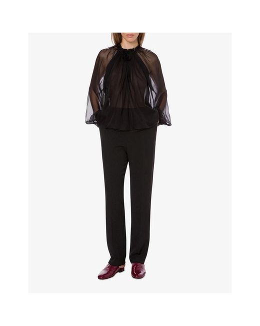 Alberta Ferretti Black Blouses