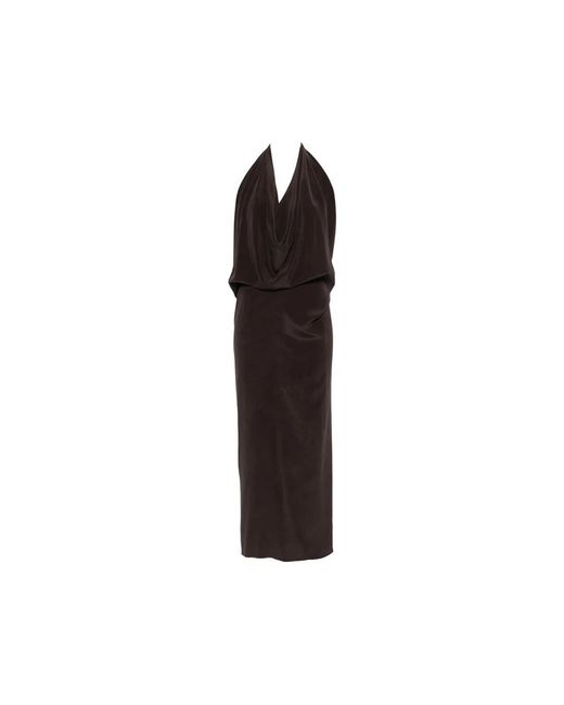 Alysi Mano Sale Halter Jurk in het Black