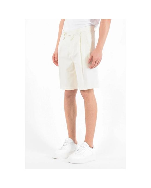 Paolo Pecora White Casual Shorts for men