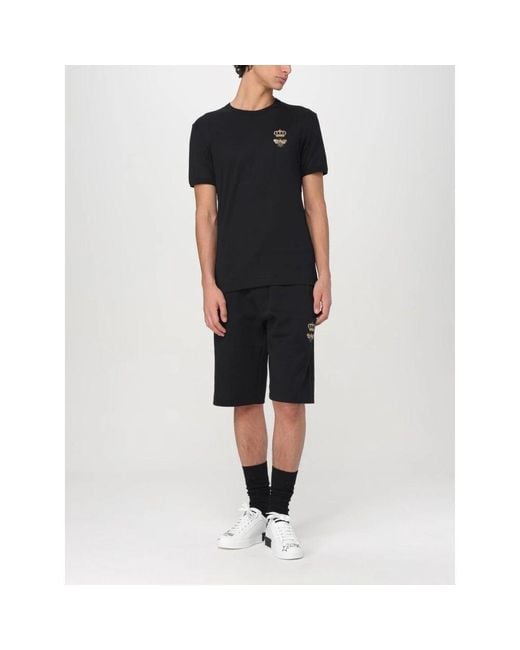 Casual Shorts Dolce & Gabbana de hombre de color Black
