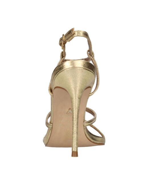 Carrano Metallic High Heel Sandalen