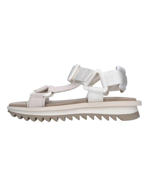 3Juin Metallic Flat Sandals