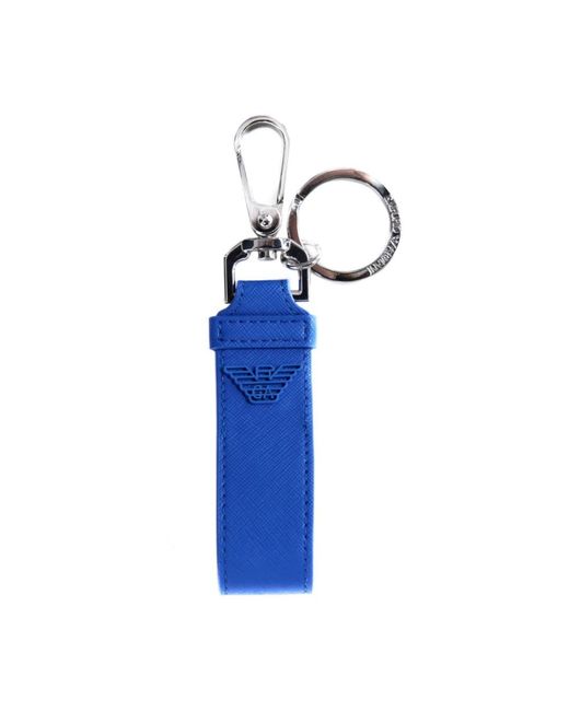 Emporio Armani Blue Keychains for men