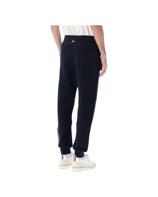 Thom Browne Blue Sweatpants for men