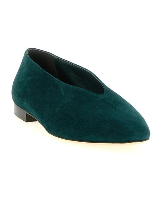 Jimmy Choo Green Ballerina Shoes