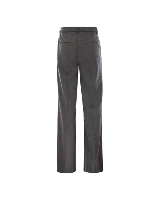Dondup Gray Wide Trousers