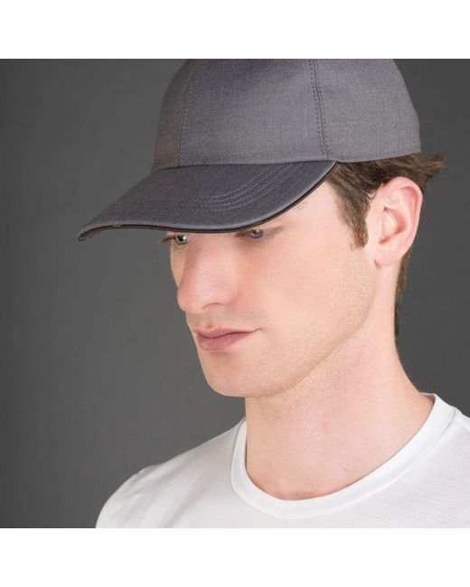 Caps di Moorer in Gray da Uomo