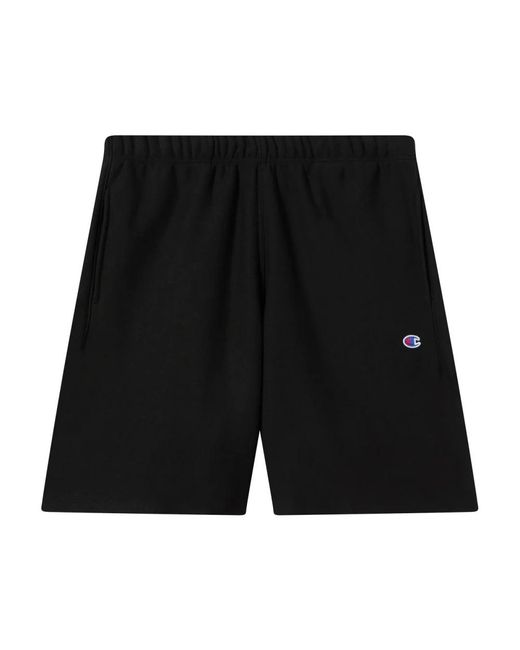 Champion Black Casual Shorts for men