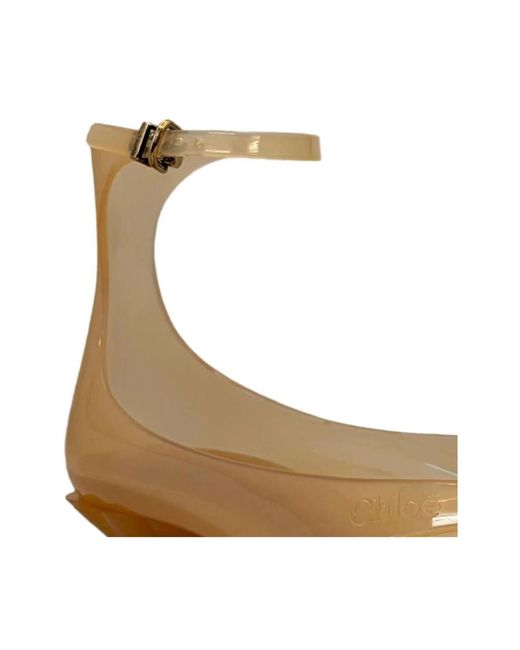 Chloé Brown High Heel Sandals