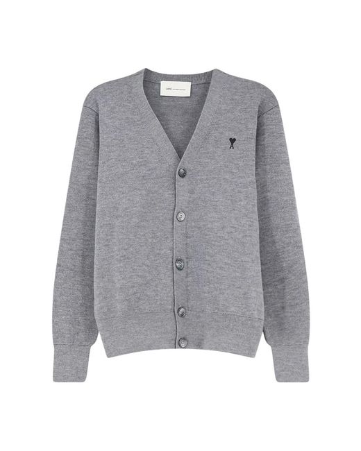 Cardigans AMI pour homme en coloris Gray