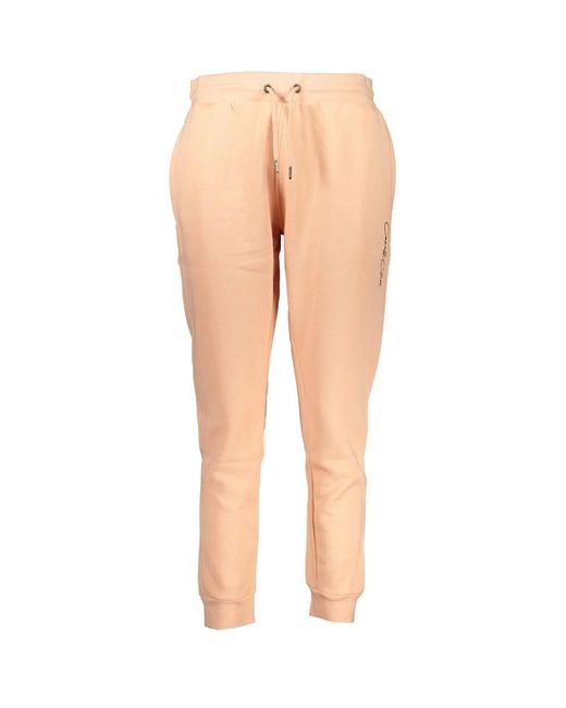 Roberto Cavalli Broeken ,Roze ,Katoen Elastische Taille Broek in het Natural voor heren