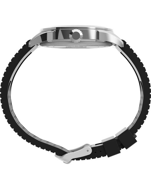 Timex Athena ufc analoguhr silikonarmband in Black für Herren