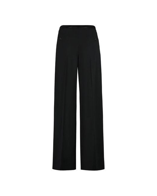 Aspesi Black Wide Trousers