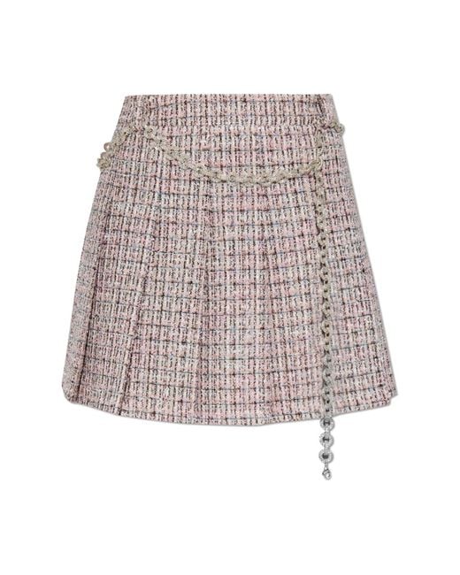 Self-Portrait Pink Short Skirts
