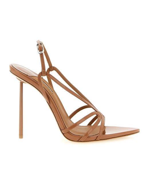 Le Silla Metallic High Heel Sandals