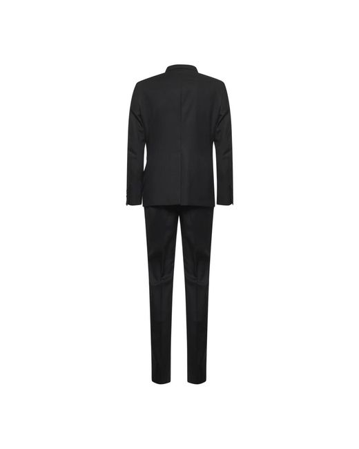 Tagliatore Kostuums ,Zwart ,Wol Sfbr 10A01 Double-Breasted Suit in het Black voor heren