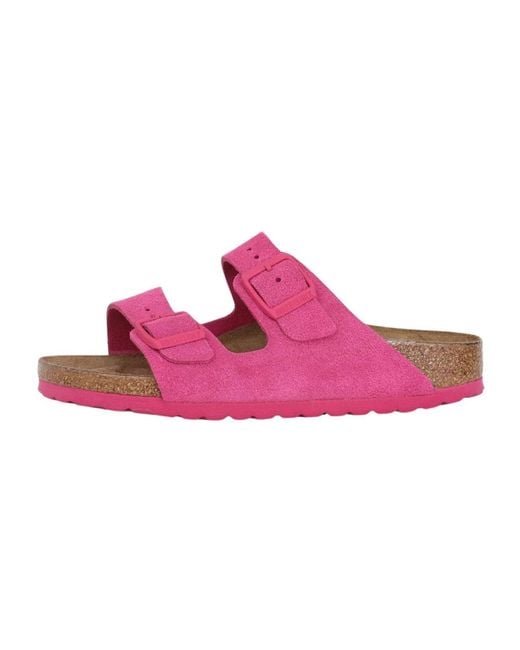 Iconici sandali arizona di Birkenstock in Pink