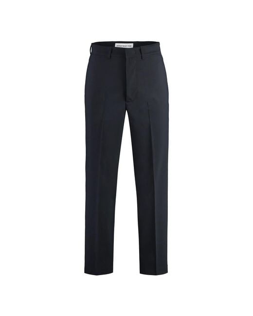 Department 5 Blue Suit Trousers for men