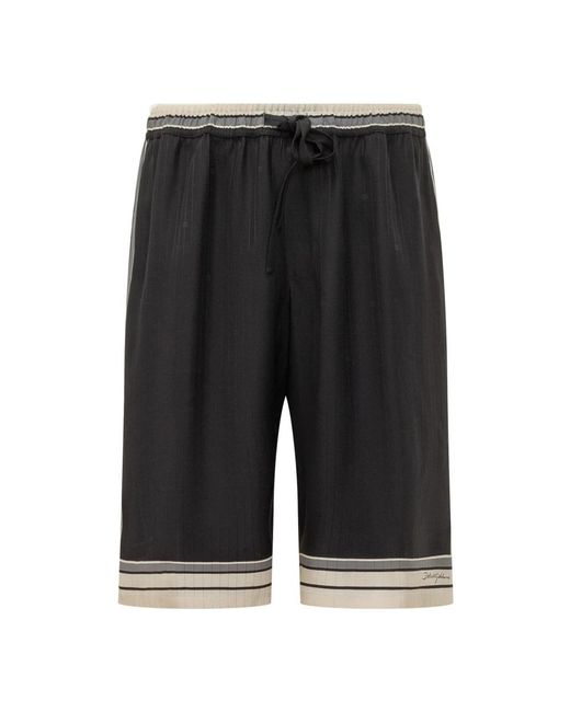 Dolce & Gabbana Black Casual Shorts for men