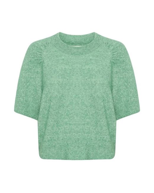 Part Two Green Round-Neck Knitwear