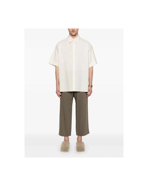Uma Wang Overhemden ,Camicia in het White voor heren