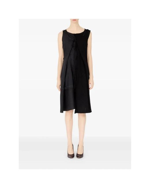 Maison Margiela Black Midi Dresses