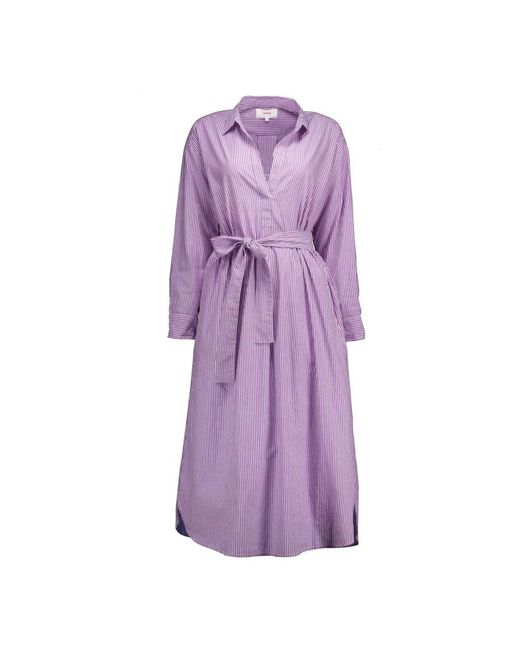 Xirena Purple Shirt Dresses