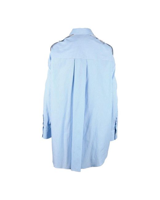 Vestido De Algodón Para Mujeres, Mujer, Talla MSGM de color Blue