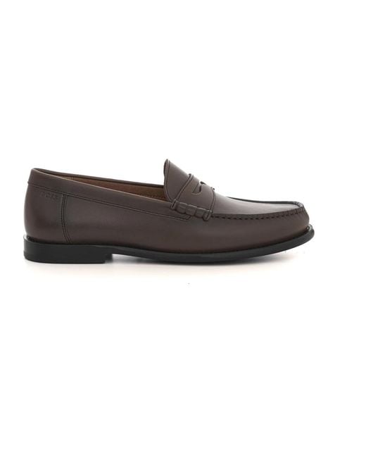 Boss Tevan Mocc Loafer in Brown für Herren