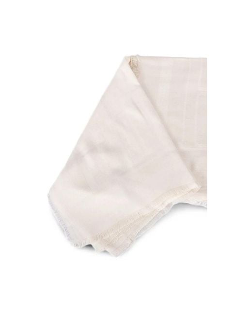Elisabetta Franchi White Scarves