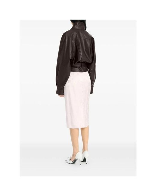 ROTATE BIRGER CHRISTENSEN Black Leather Jackets