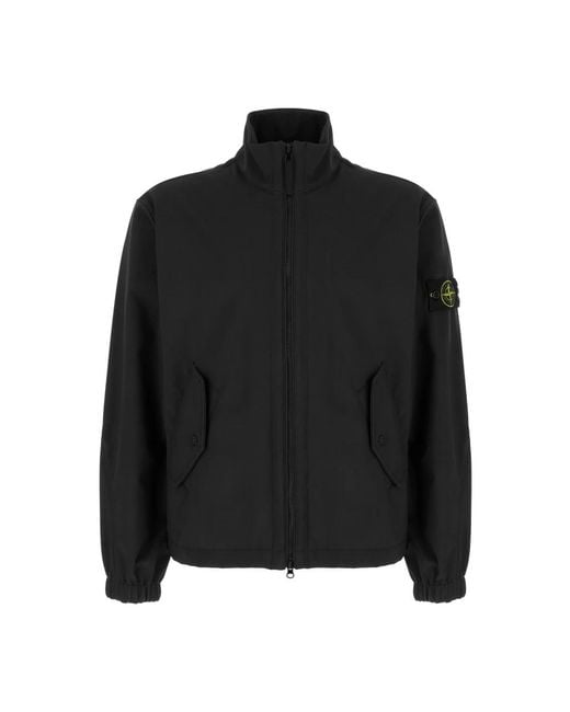 Stone Island Black Light Jackets for men