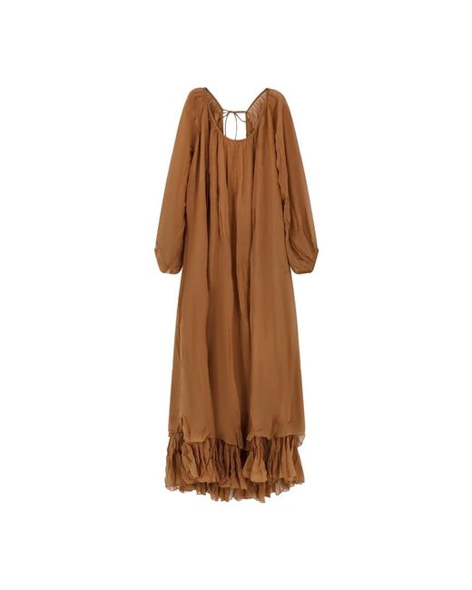 Mes Demoiselles Brown Midi Dresses