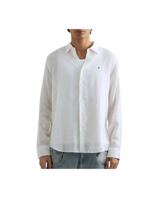 Replay Blue Casual Shirts for men