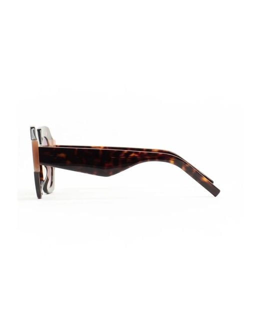 Kaleos Eyehunters Brown Sunglasses