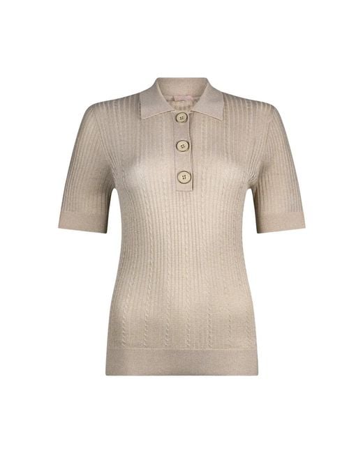 Liu Jo Natural Polo Shirts