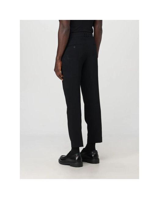 Balmain Schwarze Stilvolle Klassische Herrenhose in Black für Herren
