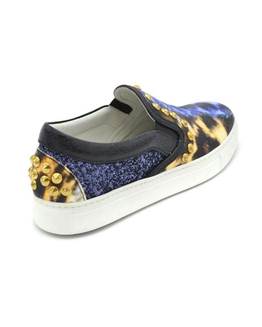 Stokton Blue Sneakers
