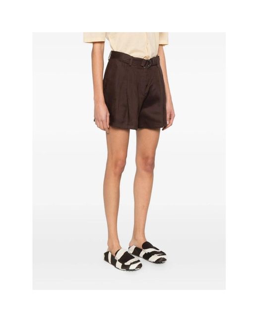Ermanno Scervino Brown Short Shorts