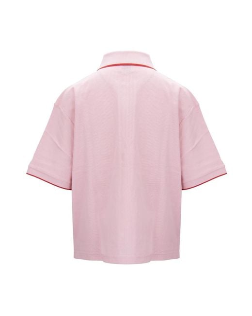 Polo Shirts Burberry en coloris Pink