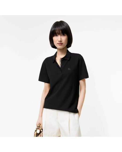 Burberry Black Polo Shirts
